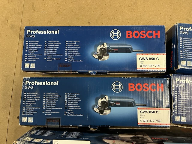 5x haakse slijpmachine bosch professional - afbeelding 7 van  8