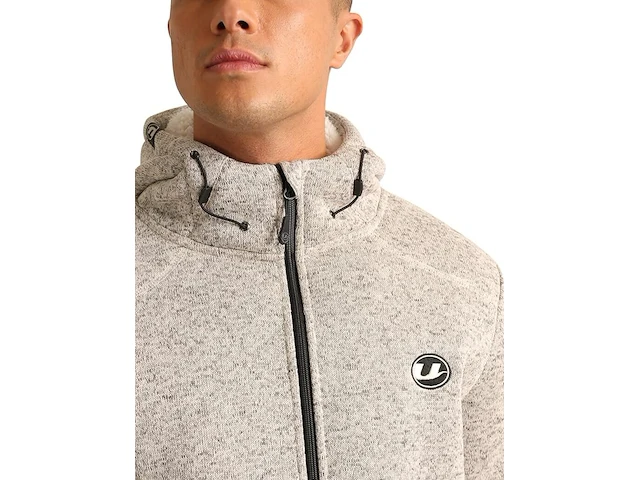5x heren gebreid fleecejack 4x maat m, 1x maat l ultrasport - afbeelding 3 van  7