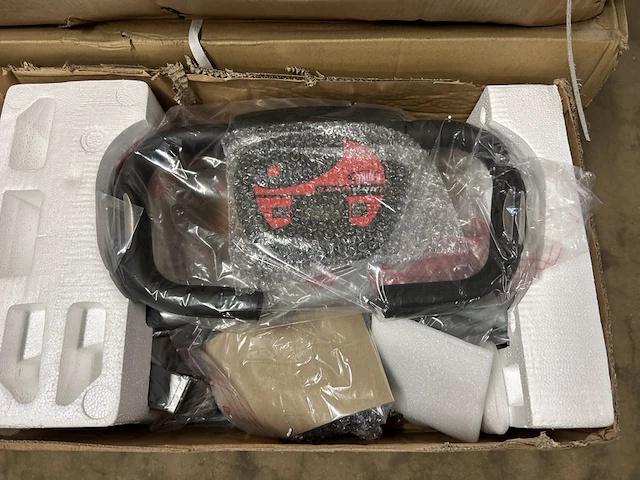 5x hometrainer opvouwbaar ultrasport, f-bike 200b, zwart/rood - afbeelding 4 van  9