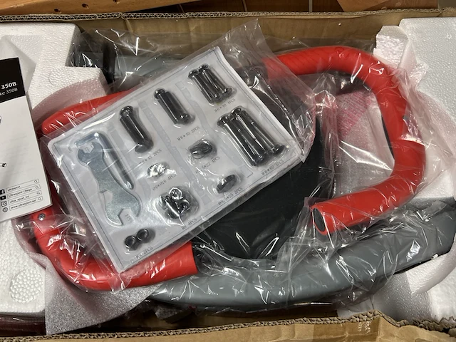 5x hometrainer opvouwbaar ultrasport, f-bike 200b, zwart/rood - afbeelding 5 van  9
