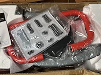 5x hometrainer opvouwbaar ultrasport, f-bike 200b, zwart/rood - afbeelding 5 van  9