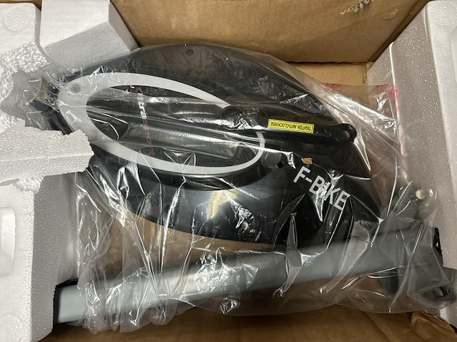 5x hometrainer opvouwbaar ultrasport, f-bike 200b, zwart/rood - afbeelding 7 van  9