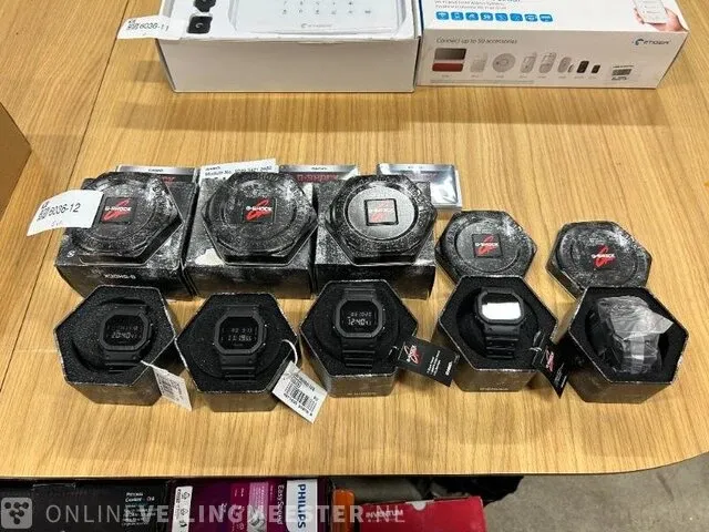 5x horloge casio, g-shock - afbeelding 1 van  4