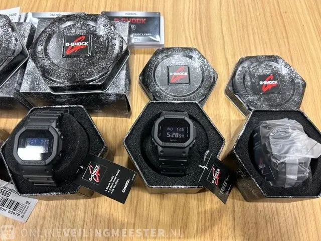 5x horloge casio, g-shock - afbeelding 3 van  4