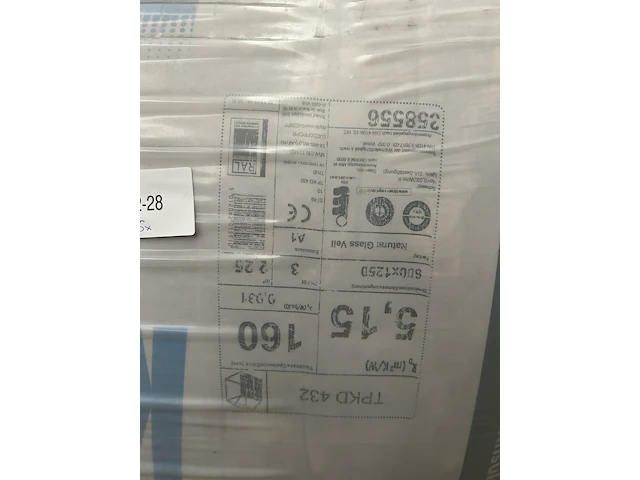 5x isolatie 1250x600x160mm rd:5,15 3pl/pak(=2,25m²) knauf tp432 kd - afbeelding 4 van  4