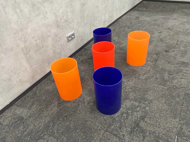 5x kartell - design prullenbak - multicolor - afbeelding 5 van  6