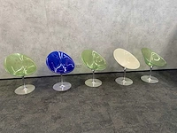 5x kartell ero|s| - design stoel - philippe starck - afbeelding 1 van  8
