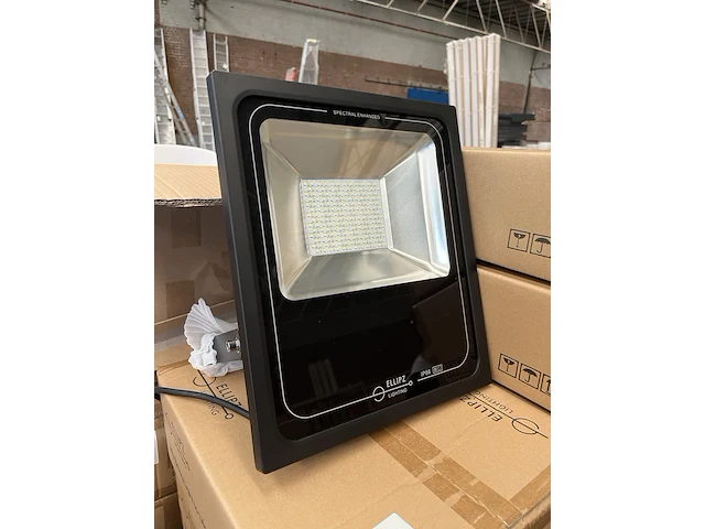 5x led flood light/bouwlamp 80w 5700k ip66 ellipz lighting - afbeelding 1 van  4