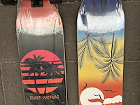 5x longboard, skateboard - afbeelding 3 van  8