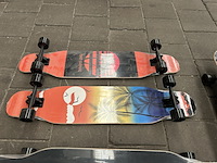 5x longboard, skateboard - afbeelding 6 van  8
