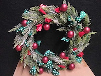 5x luxe kerstkrans - afbeelding 1 van  4