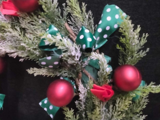 5x luxe kerstkrans - afbeelding 3 van  4