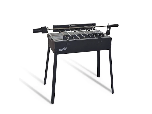 5x mangal grill met rotisserie bruzzzler, zwart - afbeelding 1 van  8