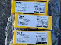 5x mini persbek rems, f 16, f 20, f 26, up 20, up 25, donkergrijs / antraciet, bouwjaar 2021 - afbeelding 4 van  4