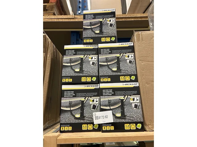 5x mini voetpomp dunlop - afbeelding 1 van  2