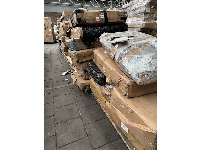 5x mix pallet retouren w.o. make-up tafels, prullenbakken en stellingkasten w.o. xdays, relaxdays - afbeelding 1 van  15