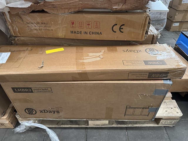 5x mix pallet retouren w.o. make-up tafels, prullenbakken en stellingkasten w.o. xdays, relaxdays - afbeelding 12 van  15