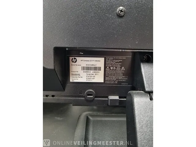 5x monitor hp, compaq le1711 - afbeelding 6 van  6