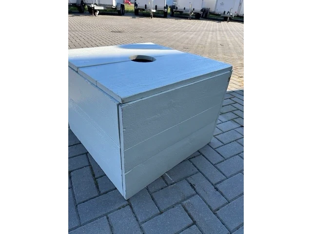 5x ombouw decoratie bloembak , creme - afbeelding 1 van  5