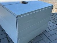5x ombouw decoratie bloembak , creme - afbeelding 1 van  5