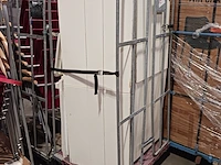 5x ombouw decoratie bloembak , creme - afbeelding 3 van  5