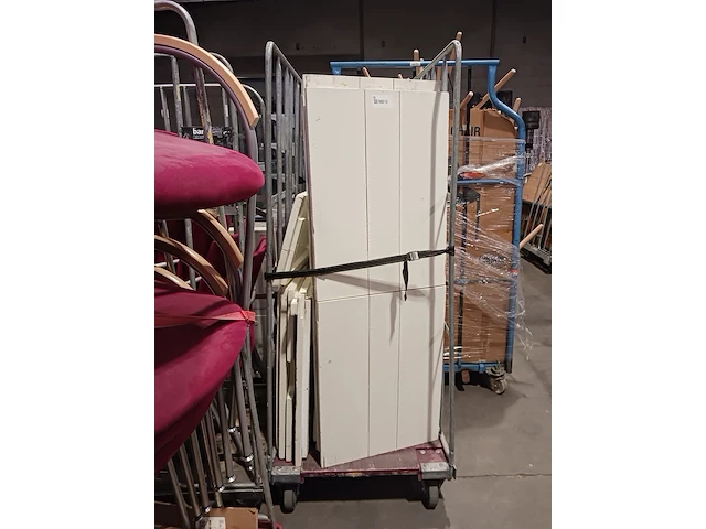 5x ombouw decoratie bloembak , creme - afbeelding 4 van  5