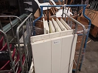 5x ombouw decoratie bloembak , creme - afbeelding 5 van  5