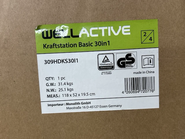 5x onderdeel krachtstation wellactive - afbeelding 4 van  5