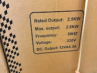 5x ongebruikt ilu-mac ug3000r stroomgenerator - afbeelding 8 van  8