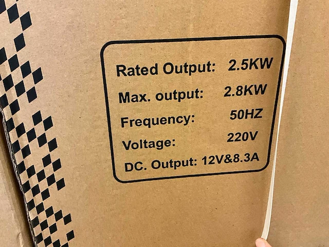 5x ongebruikt ilu-mac ug3000r stroomgenerator - afbeelding 8 van  8