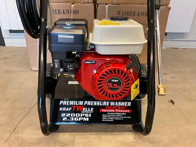 5x ongebruikt kraftwelle kw8000 benzine hogedrukreiniger - afbeelding 6 van  10