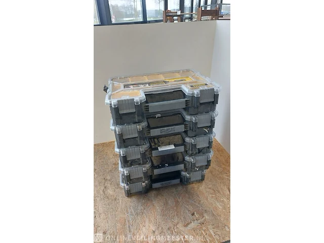 5x opberg koffer met inhoud stanley, fatmax - afbeelding 1 van  10