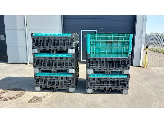 5x opvouwbare pallet boxen - afbeelding 1 van  11