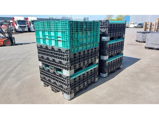 5x opvouwbare pallet boxen - afbeelding 6 van  11