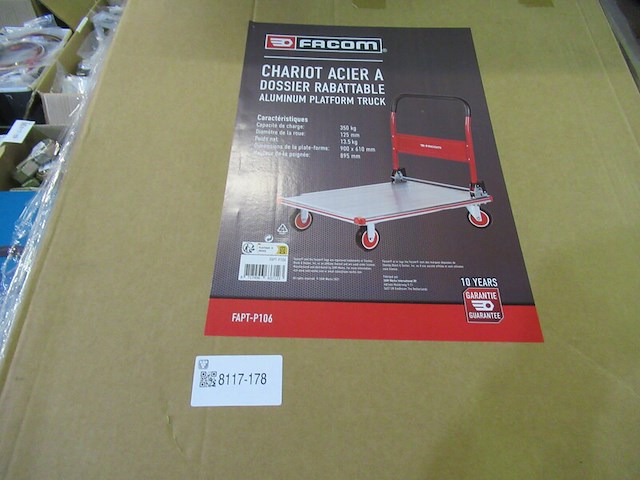 5x plateauwagen facom, fapt-p 106 - afbeelding 5 van  7