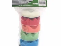 5x polijstset 6 dlg ø75mm - afbeelding 1 van  2