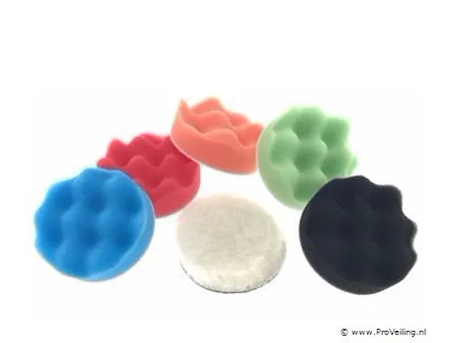5x polijstset 6 dlg ø75mm - afbeelding 2 van  2