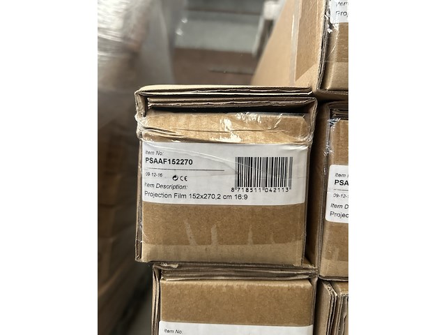 5x projection film 152x270x2 cm 16:9 sam creative - afbeelding 4 van  4