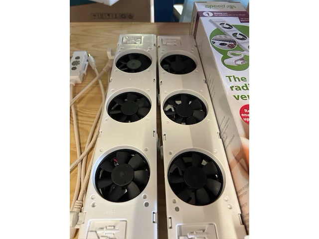 5x radiator ventilator met 1 oplader speedcomfort - afbeelding 3 van  5