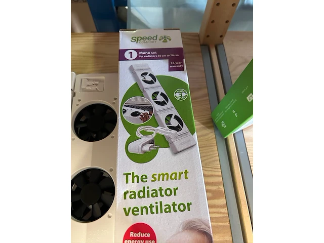 5x radiator ventilator met 1 oplader speedcomfort - afbeelding 4 van  5