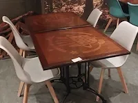 5x restaurant tafel met ca. 13x kuipstoel - afbeelding 4 van  10
