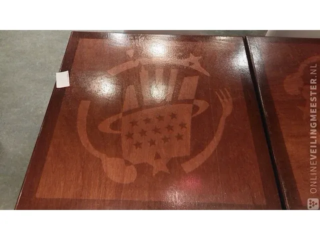 5x restaurant tafel met ca. 13x kuipstoel - afbeelding 6 van  10