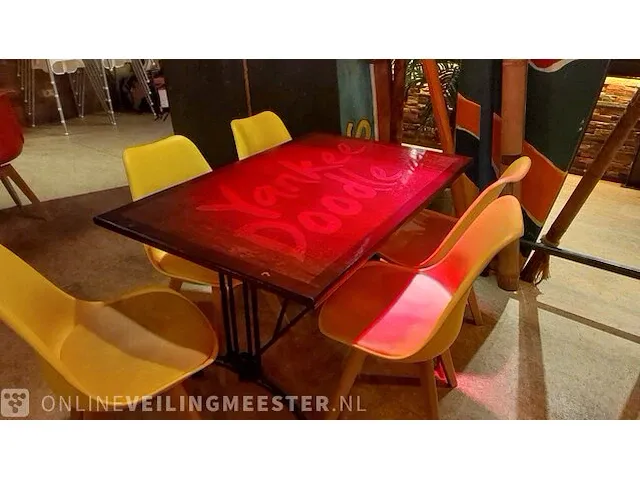 5x restaurant tafel - afbeelding 5 van  9