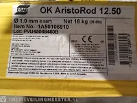 5x rol lasdraaad esab, ok aristorod 12.50, 1,0 mm sterkte - afbeelding 3 van  4