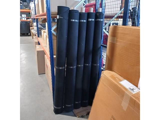 5x rol origineel tentdoek, zwart - afbeelding 2 van  8