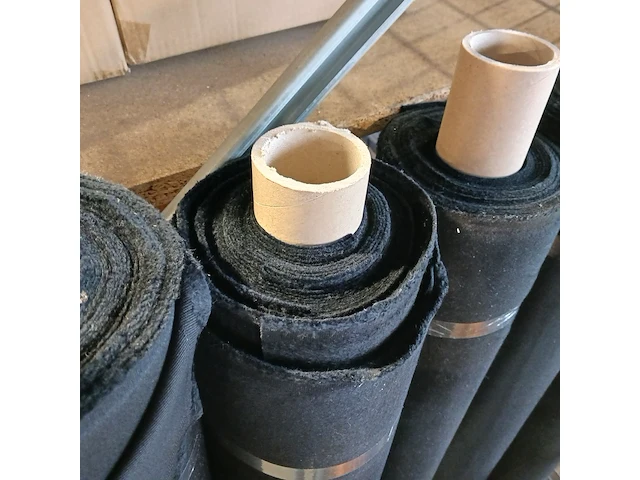 5x rol origineel tentdoek, zwart - afbeelding 4 van  8