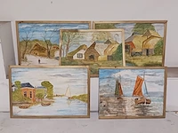 5x schilderij, w. warmer - afbeelding 1 van  13