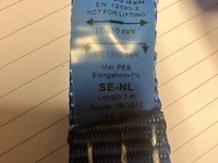 5x spanband met ratelstuk 25mm breed 4mtr,. plus 1mtr. - afbeelding 3 van  11