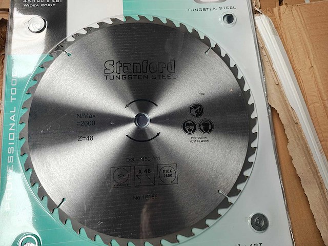 5x stanford - zaagblad 450mm voor tafelcirkelzaagmachine - afbeelding 2 van  7