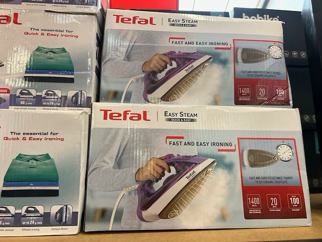 5x stoomstrijkijzer, tefal - afbeelding 2 van  3